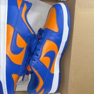 Nike Vibrant Blue and Orange Athletic Shoes